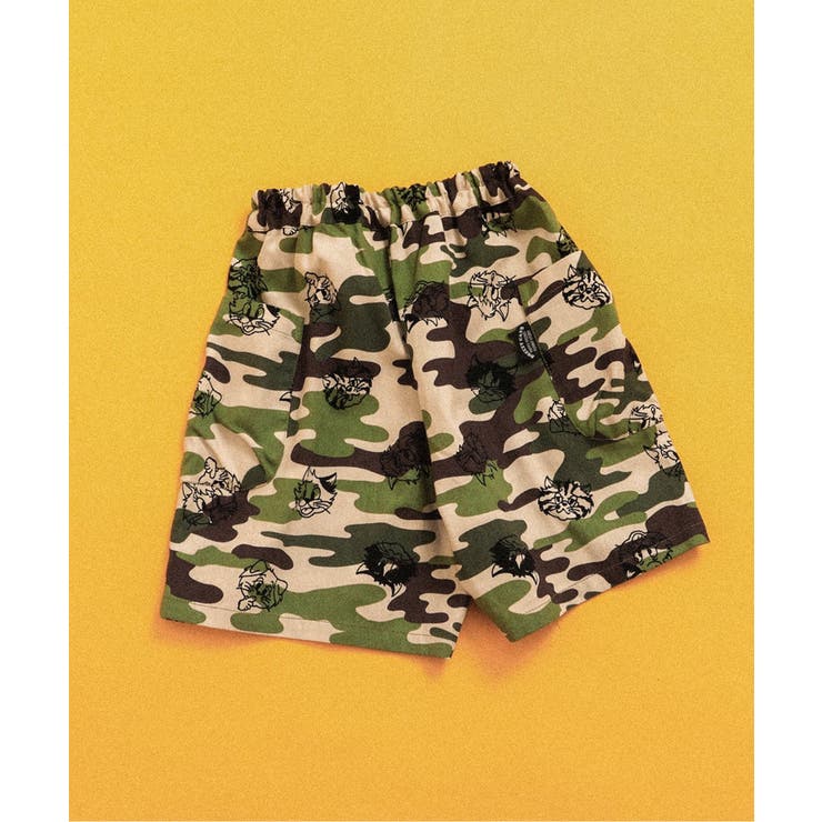 カーキ | BREEZY CATS 総柄パンツ  4分丈 | F.O.Online Store