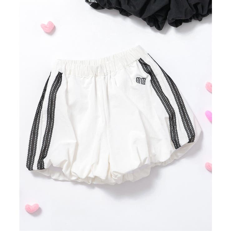 オフホワイト | ラインバルーンパンツ  ショート丈 | F.O.Online Store