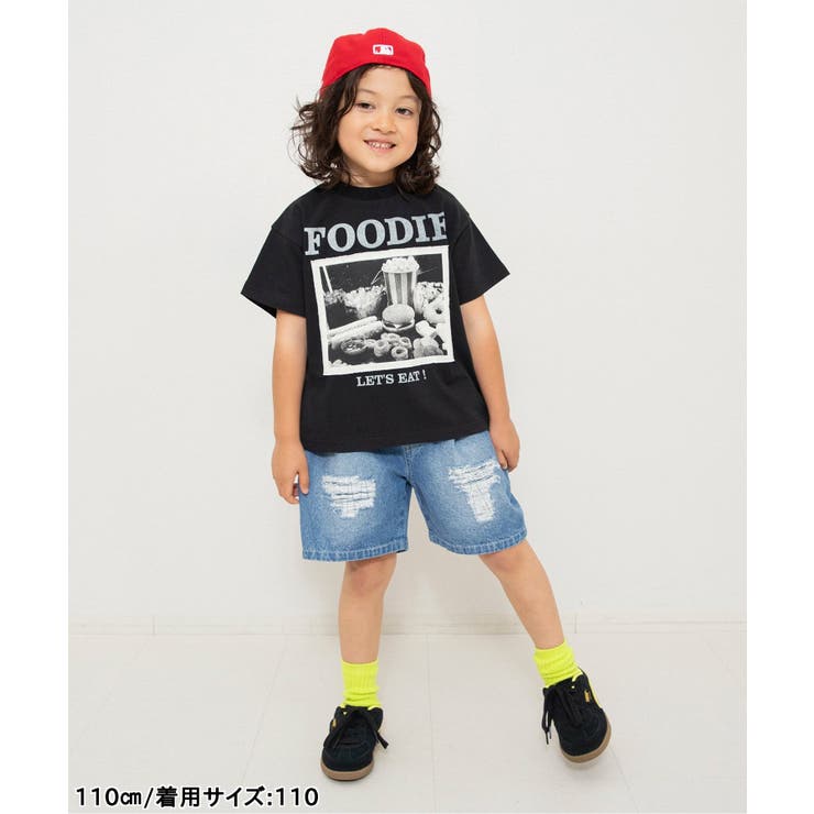 WEB限定  ダメージデニムハーフパンツ  5分丈 | F.O.Online Store | 詳細画像14 