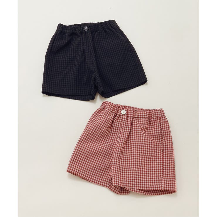 【リンク】ギンガムチェックタックパンツ  5分丈 | F.O.Online Store | 詳細画像12 