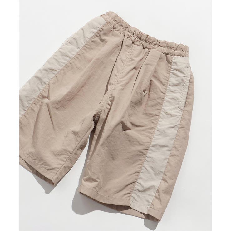 ベージュ | ラインアクティブハーフパンツ(セットアップ可)  6分丈 | F.O.Online Store