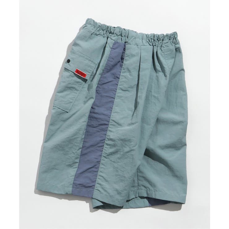 サックス | ラインアクティブハーフパンツ(セットアップ可)  6分丈 | F.O.Online Store