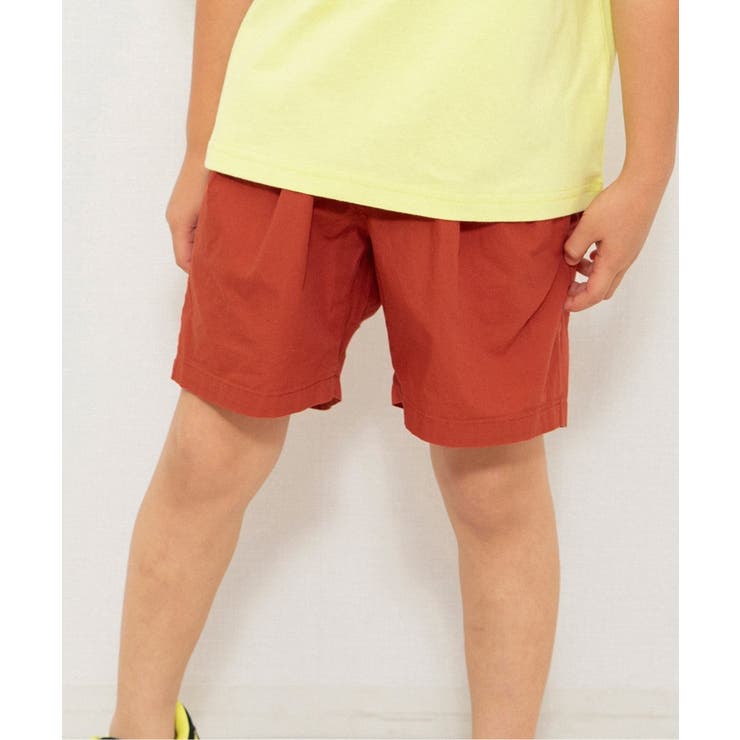 レッド | WEB限定  タックハーフパンツ  5分丈 | F.O.Online Store