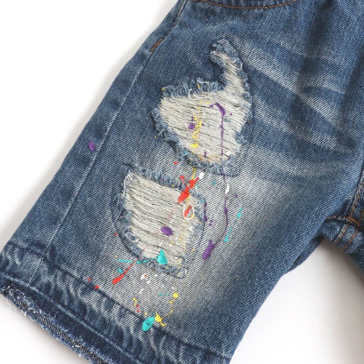 クラッシュデニムハーフパンツ_5分丈 5分丈 | F.O.Online Store | 詳細画像11 
