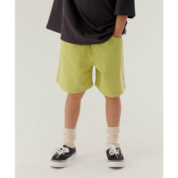 イエロー | WEB限定  KUDOZ.B ステッチ配色ハーフパンツ | F.O.Online Store