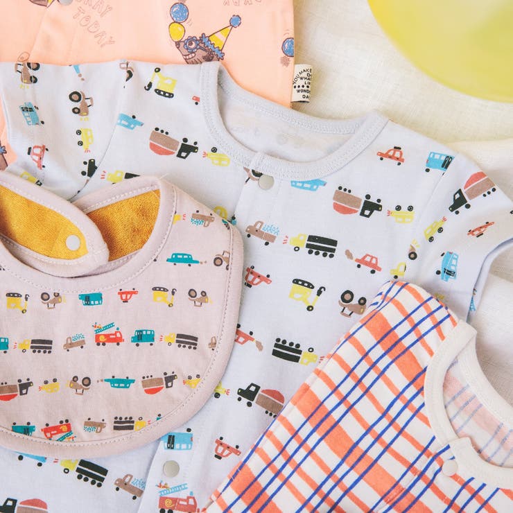 ライトグレー | 総柄ロンパス マイファーストブリーズ | F.O.Online Store