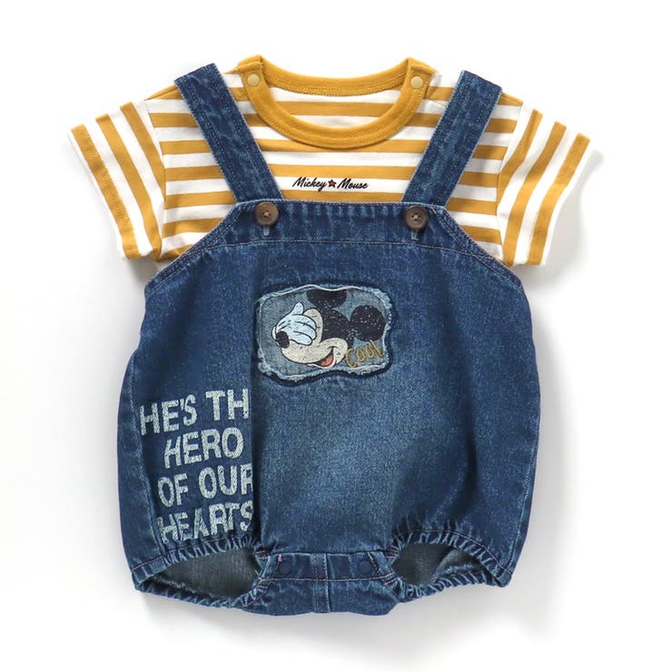 【リンク】ディズニーキャラクター 2Pセットデニムサロペット | F.O.Online Store | 詳細画像4 
