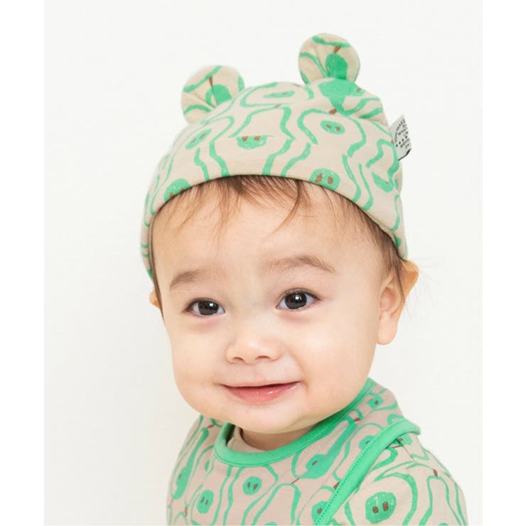 クリーム | 総柄耳付き帽子 マイファーストブリーズ | F.O.Online Store