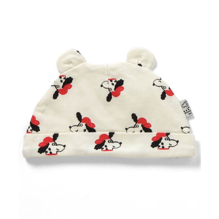 アイボリー | 総柄耳付き帽子 マイファーストブリーズ | F.O.Online Store