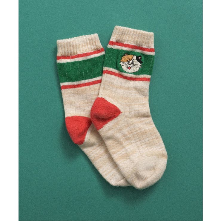アイボリー | BREEZY CATS ワンポイントソックス | F.O.Online Store
