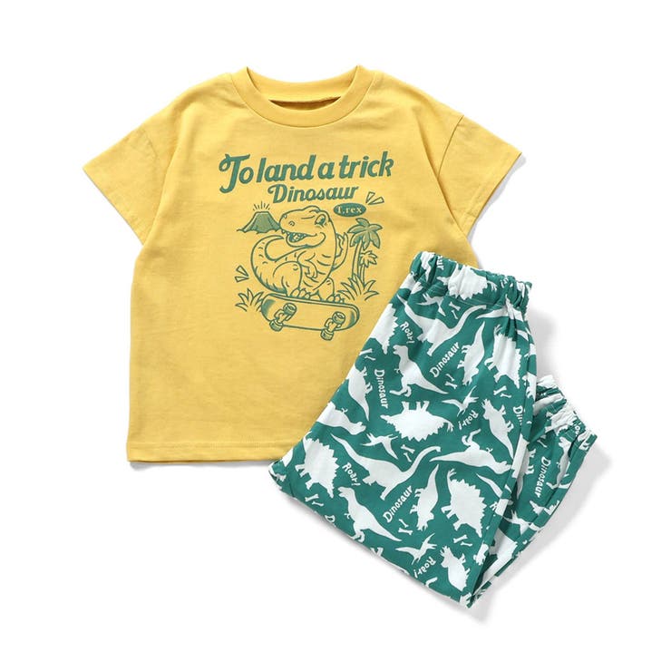 イエロー | 半袖長丈ワンマイルパジャマ  10分丈 | F.O.Online Store