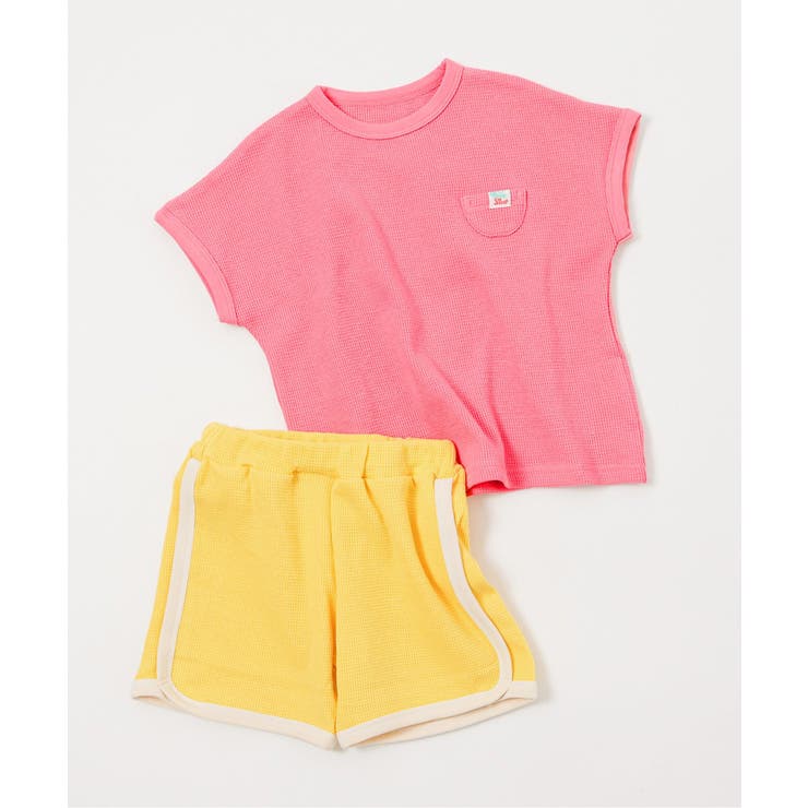 ピンク | カラバリワッフルパジャマ | F.O.Online Store