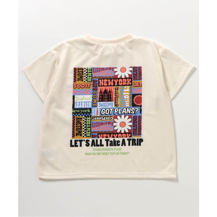 オフホワイト | 吸水速乾アクティブグラフィックTシャツ | F.O.Online Store