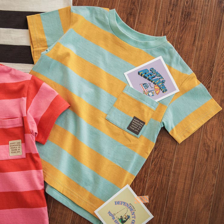 カラフルボーダーTシャツ[品番：FOKK0015879]｜F.O.Online Store（エフ