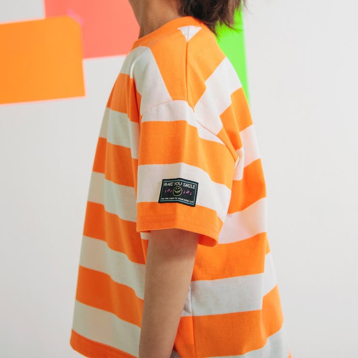 ボーダーネオンTシャツ(一部WEB限定サイズ)[品番：FOKK0019390]｜F.O.