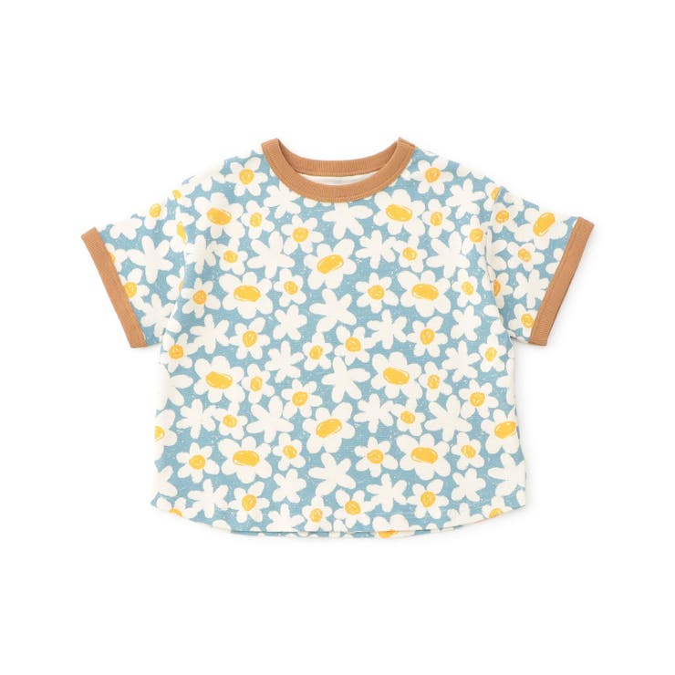 サックス | 【リンク】イロイロ総柄Tシャツ(セットアップ可) | F.O.Online Store