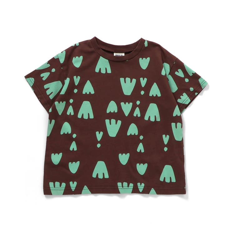 ブラウン | 【リンク】総柄Tシャツ | F.O.Online Store