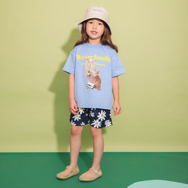 ★ELF SACK ★アニマルプリント ボーダー Ｔシャツ/送料込 r207284-01.jpg