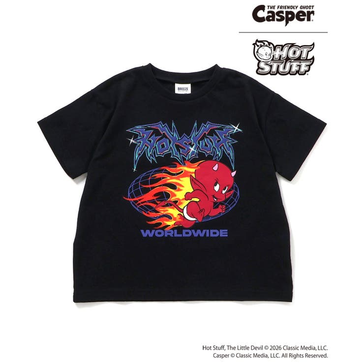 ブラック | WEB限定 キャスパー＆ホットスタッフ Tシャツ | F.O.Online Store