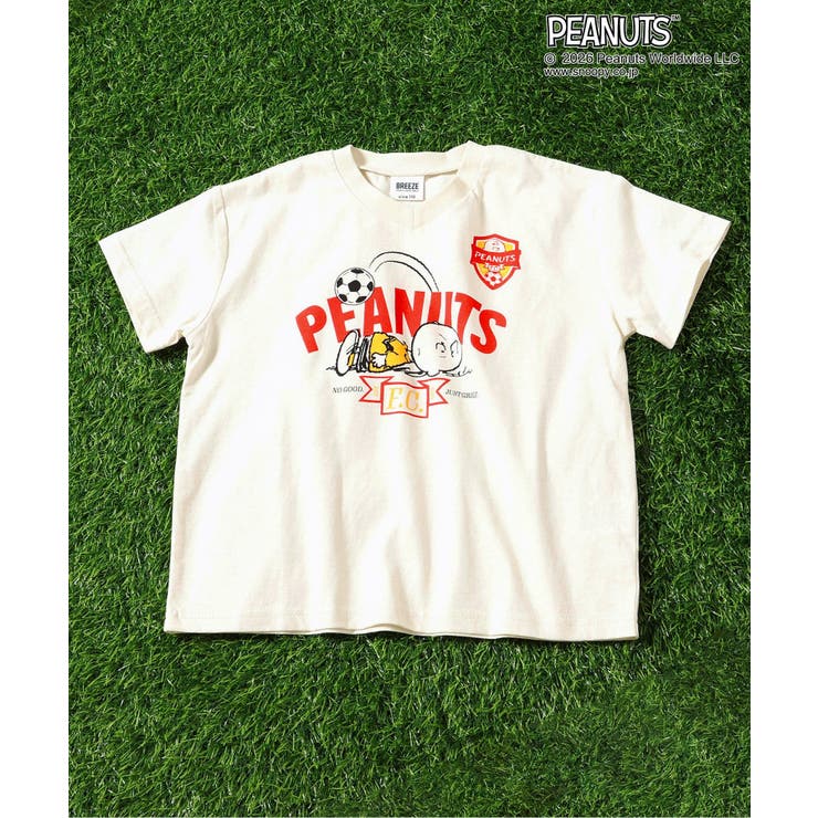 アイボリー | PEANUTS サッカーユニフォーム風Tシャツ | F.O.Online Store