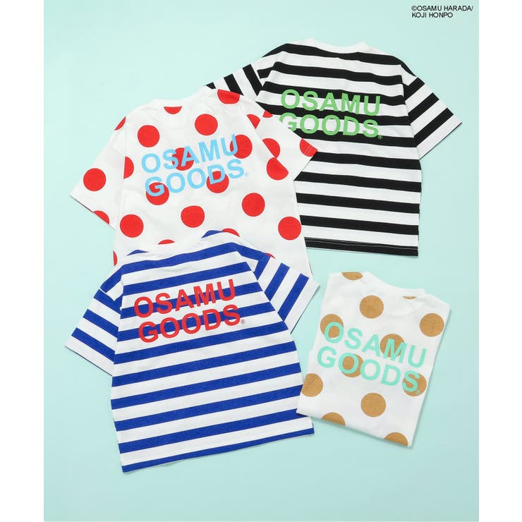 WEB限定 OSAMU GOODSコラボ ボーダー＆ドットTシャツ | F.O.Online Store | 詳細画像12 