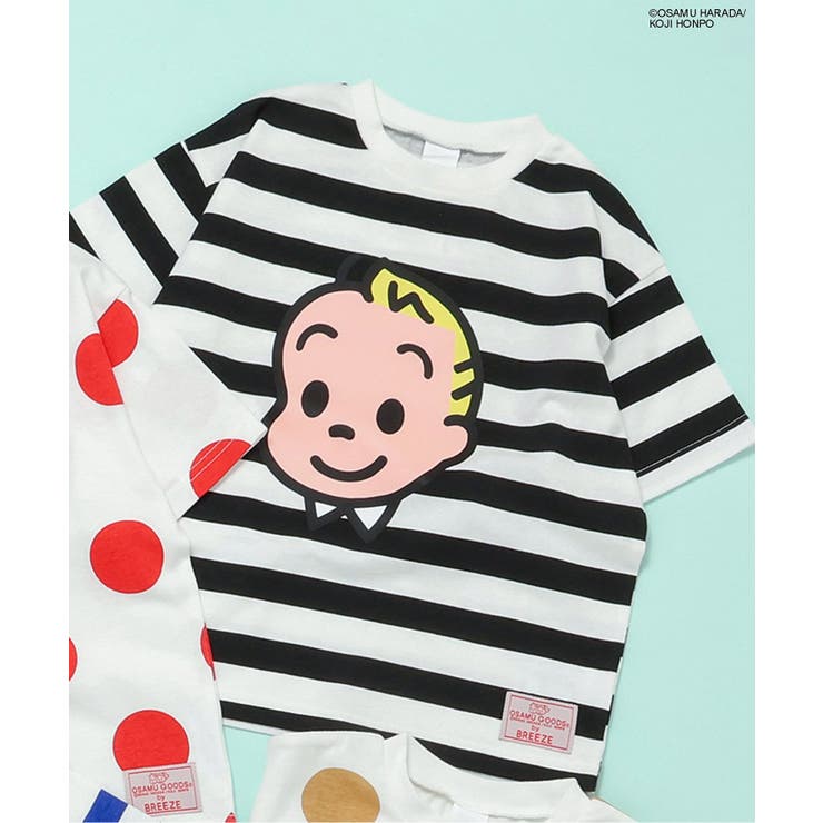 ブラック | WEB限定 OSAMU GOODSコラボ ボーダー＆ドットTシャツ | F.O.Online Store