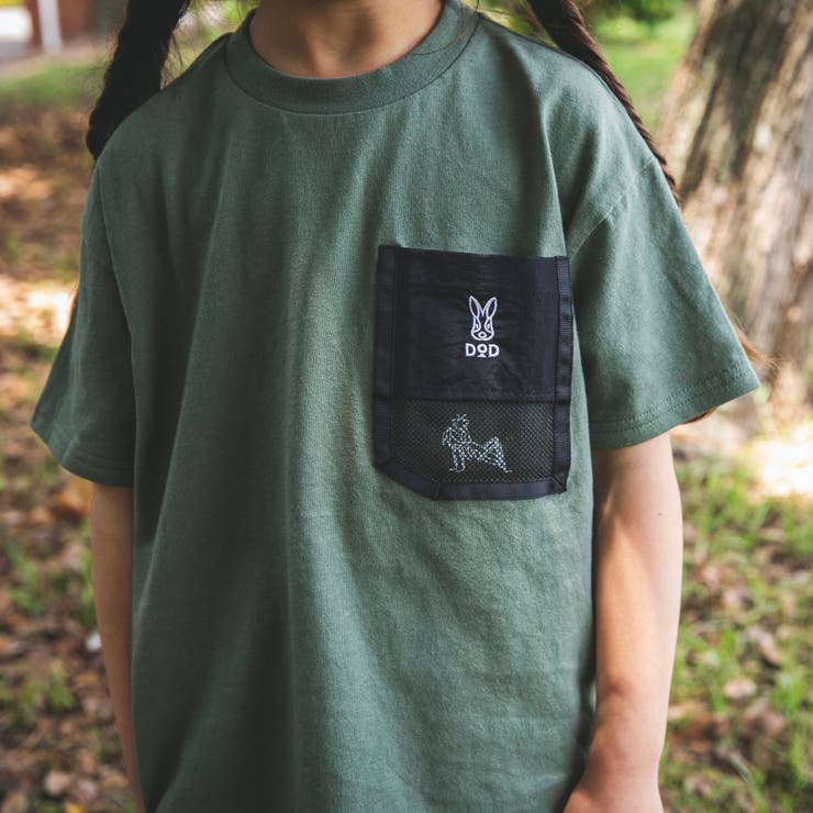 Tシャツ ポケット オリジナル プレイ コムデギャルソン ネイビー
