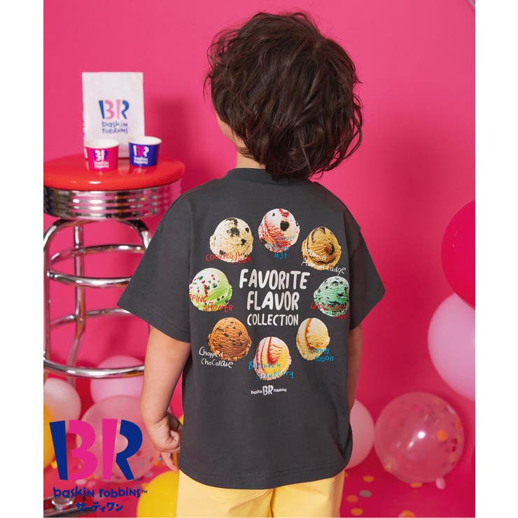 チャコール | 【リンク】サーティワン バックプリントTシャツ | F.O.Online Store