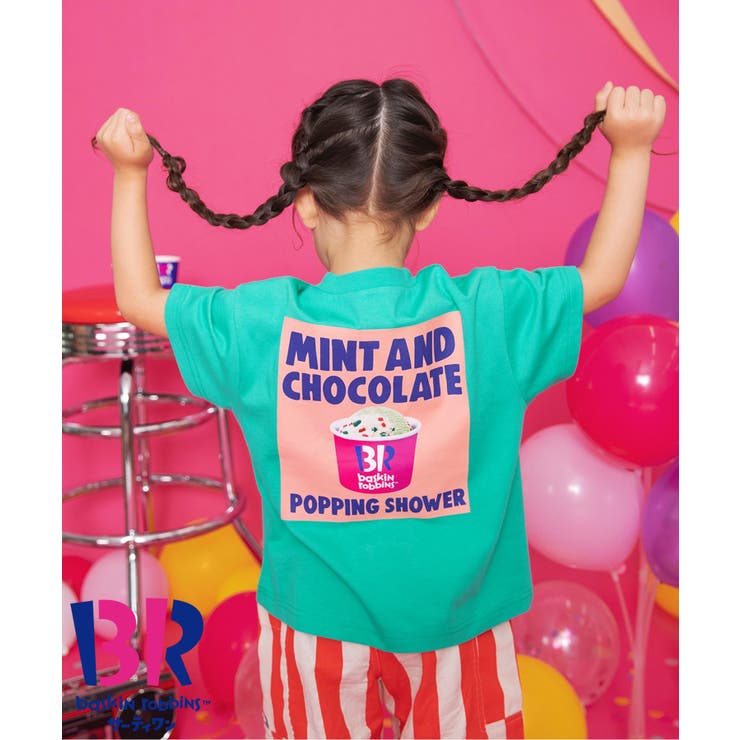 グリーン | 【リンク】サーティワン バックプリントTシャツ | F.O.Online Store