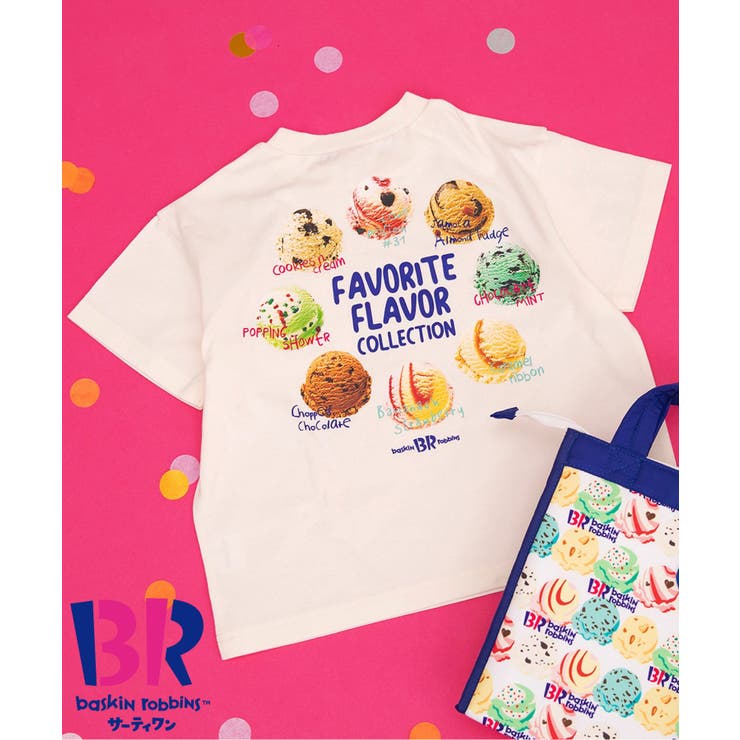 アイボリー | 【リンク】サーティワン バックプリントTシャツ | F.O.Online Store