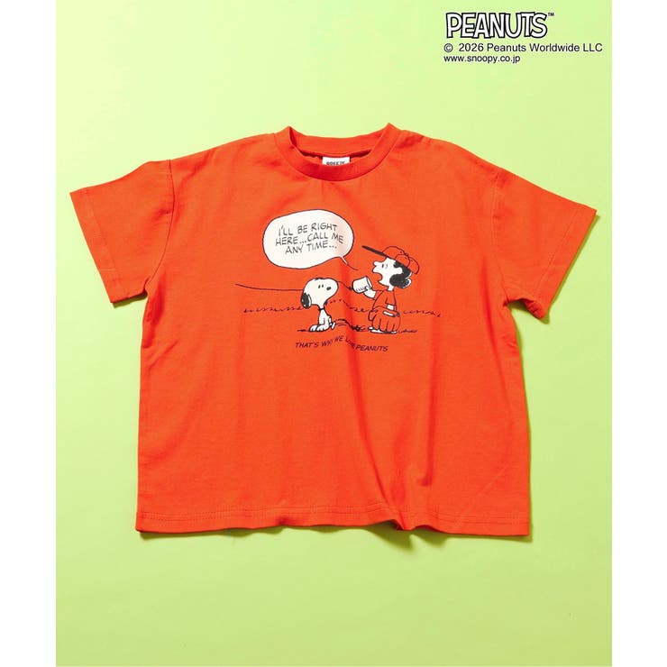 オレンジ | PEANUTS カラバリTシャツ | F.O.Online Store