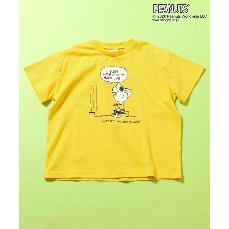 イエロー | PEANUTS カラバリTシャツ | F.O.Online Store