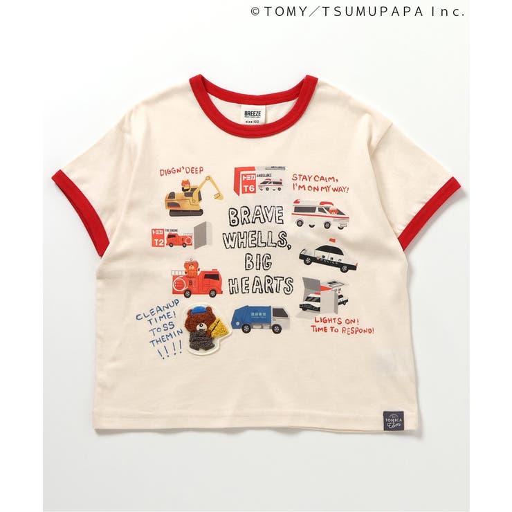 トミカとトム リンガーTシャツ | F.O.Online Store | 詳細画像12 