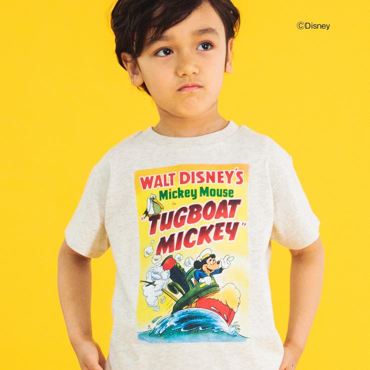 ディズニーキャラクターポスターアートTシャツ[品番：FOKK0016134