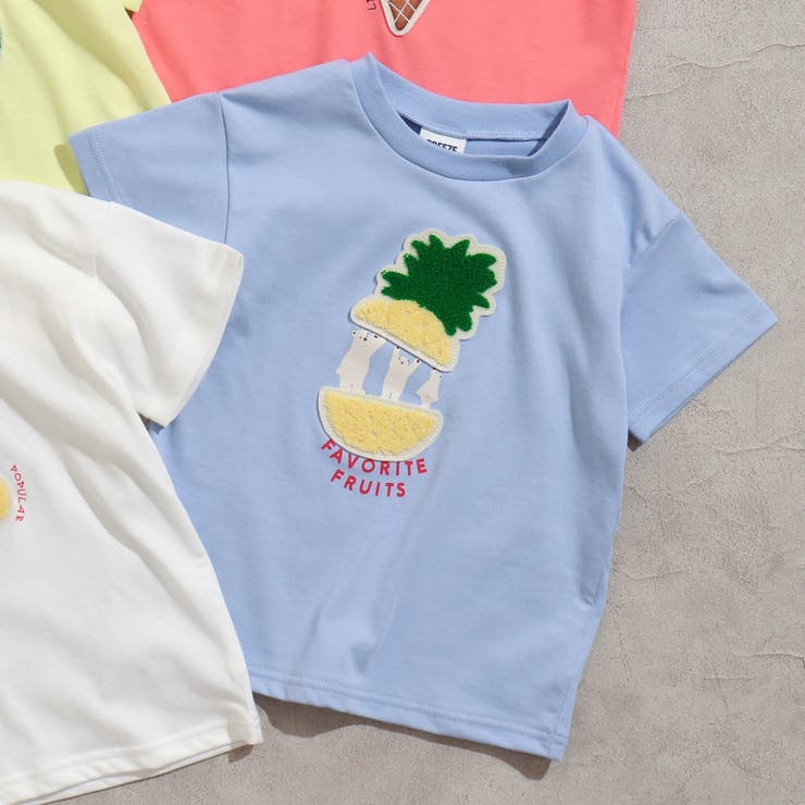 接触冷感・吸水速乾】3柄4色サガラワッペンTシャツ[品番