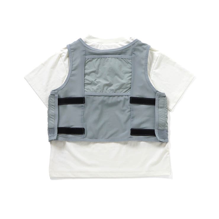 サマーエール 冷っほーい！保冷剤ベスト付きTシャツ  UVカット 接触冷感 | F.O.Online Store | 詳細画像10 