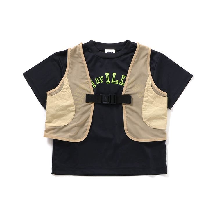 サマーエール 冷っほーい！保冷剤ベスト付きTシャツ  UVカット 接触冷感 | F.O.Online Store | 詳細画像2 