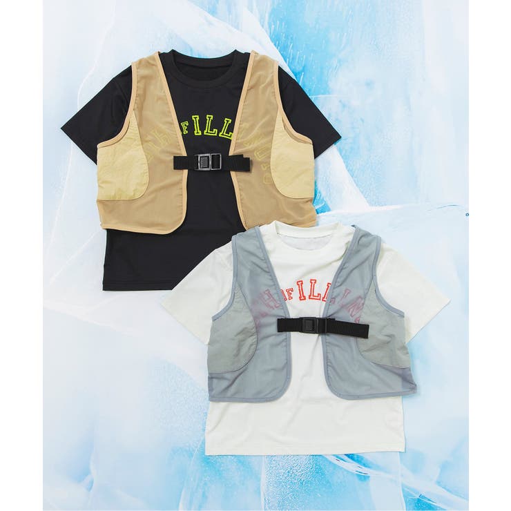 サマーエール 冷っほーい！保冷剤ベスト付きTシャツ  UVカット 接触冷感 | F.O.Online Store | 詳細画像20 