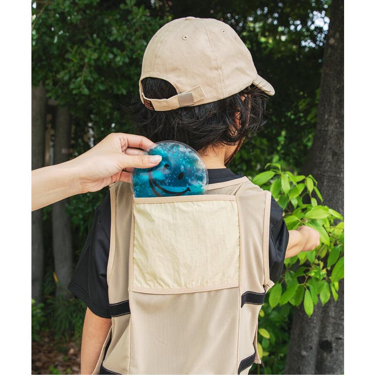 サマーエール 冷っほーい！保冷剤ベスト付きTシャツ  UVカット 接触冷感 | F.O.Online Store | 詳細画像8 