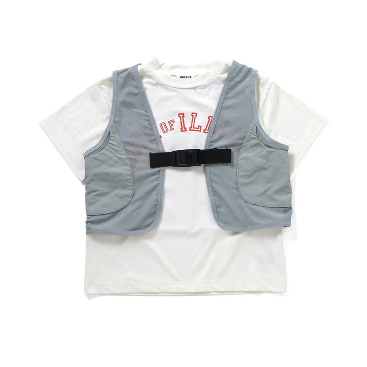 サマーエール 冷っほーい！保冷剤ベスト付きTシャツ  UVカット 接触冷感 | F.O.Online Store | 詳細画像9 
