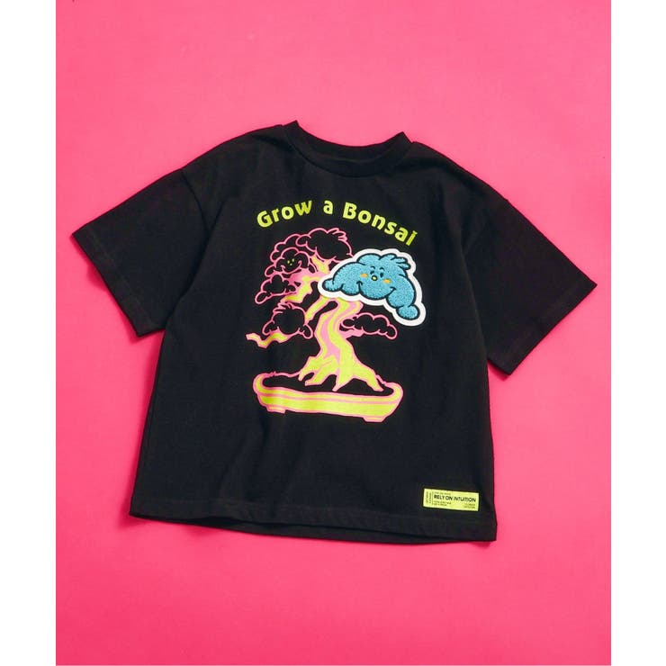 ブラック | 【リンク】ネオンサガラワッペンTシャツ | F.O.Online Store