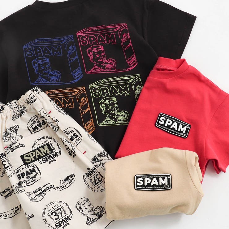 WEB限定 SPAMコラボプリントTシャツ