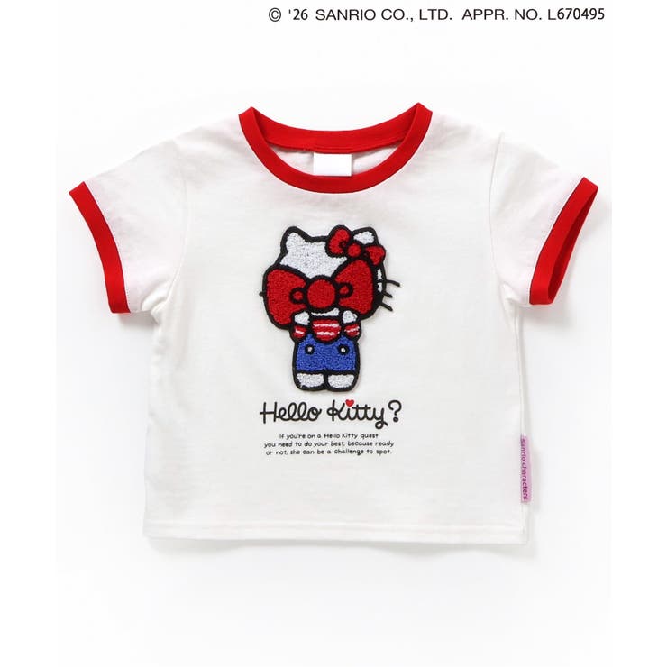 サンリオキャラクターズ サガラワッペンTシャツ | F.O.Online Store | 詳細画像2 