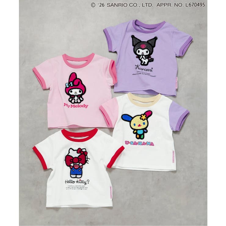 サンリオキャラクターズ サガラワッペンTシャツ | F.O.Online Store | 詳細画像22 