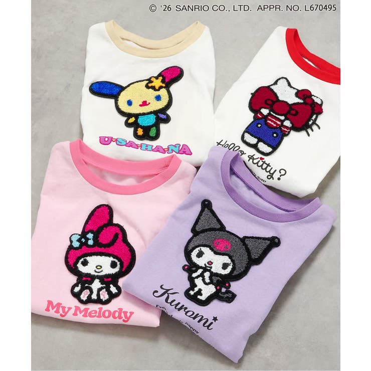 サンリオキャラクターズ サガラワッペンTシャツ | F.O.Online Store | 詳細画像23 