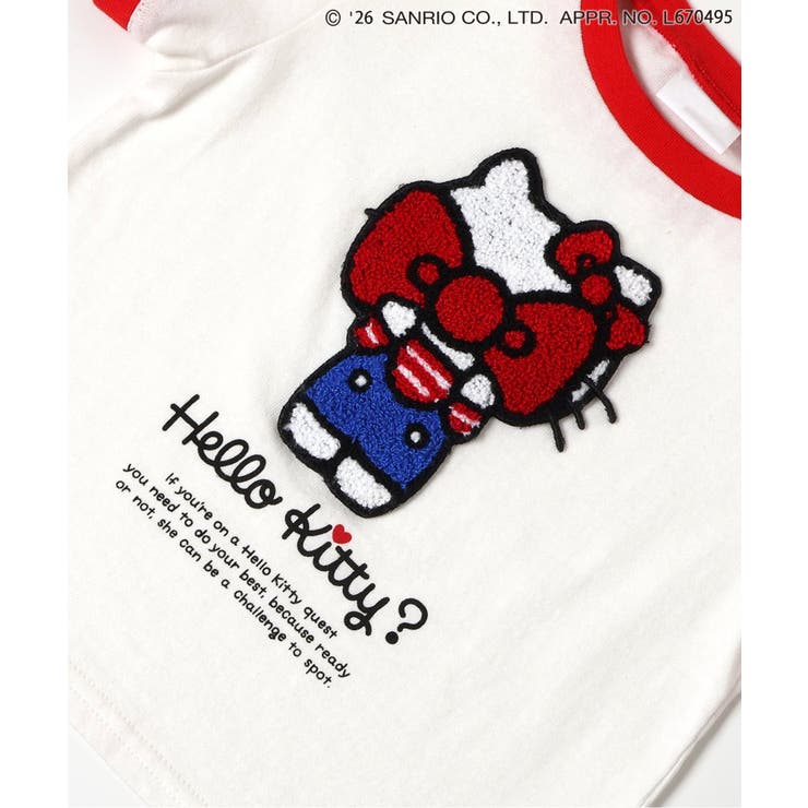サンリオキャラクターズ サガラワッペンTシャツ | F.O.Online Store | 詳細画像3 