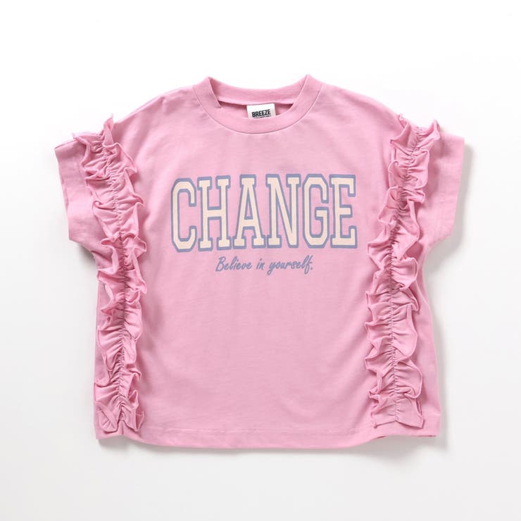 ピンク | WEB限定 カレッジロゴフリルTシャツ | F.O.Online Store