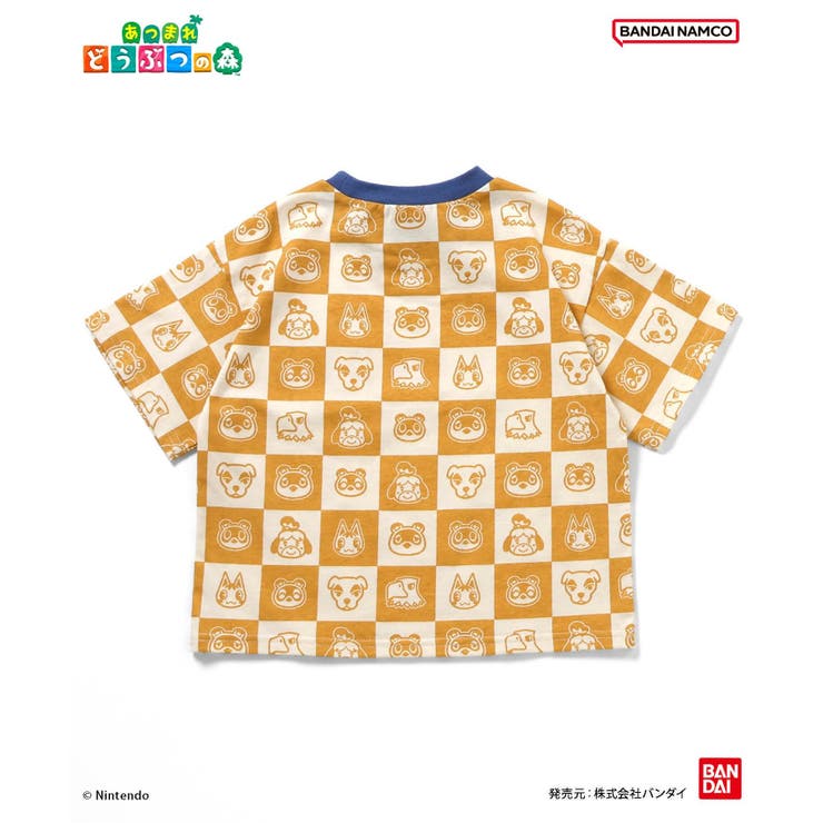 あつまれ どうぶつの森 総柄ポケットTシャツ | F.O.Online Store | 詳細画像10 