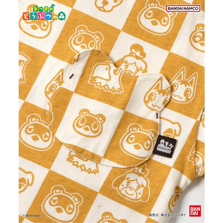 あつまれ どうぶつの森 総柄ポケットTシャツ | F.O.Online Store | 詳細画像12 