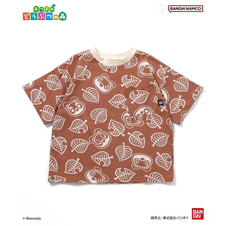 あつまれ どうぶつの森 総柄ポケットTシャツ | F.O.Online Store | 詳細画像2 